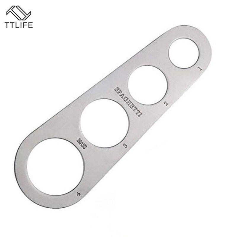 TTLIFE Stainless Steel Spaghetti Measurer Pasta Noodle Measure Easy Use Noodle Measurer Kitchen Accessories