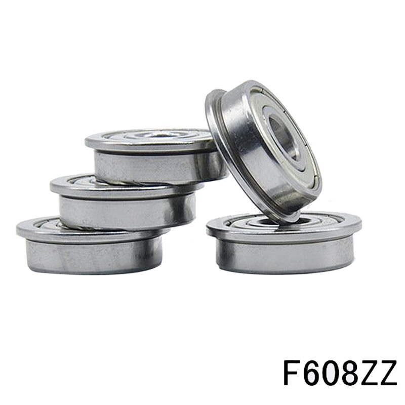 10 stk/sett merke flens kulelager mekanisk bytt ut  f608zz 8*22*7 mm metriske flenslager подшипник