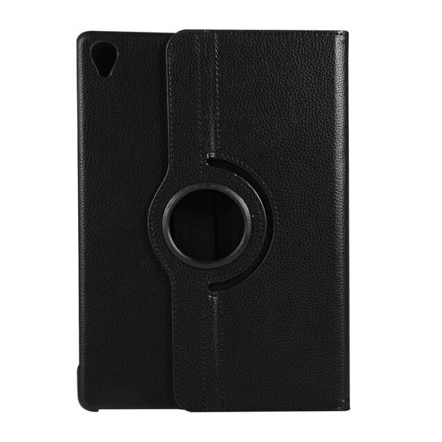 iBuyiWin 360 Degree Rotating Smart PU Leather Cover for Huawei MediaPad M6 10.8 Tablet Funda Case for M6 Pro 10.8" Capa+Film+Pen: Black