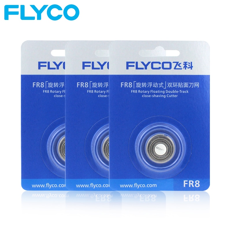 Elektrische Scheerapparaat Scheermesjes Voor Flyco Scheren Machine Mannen Baard Trimmer Rvs Snijkop Vervanging FR8