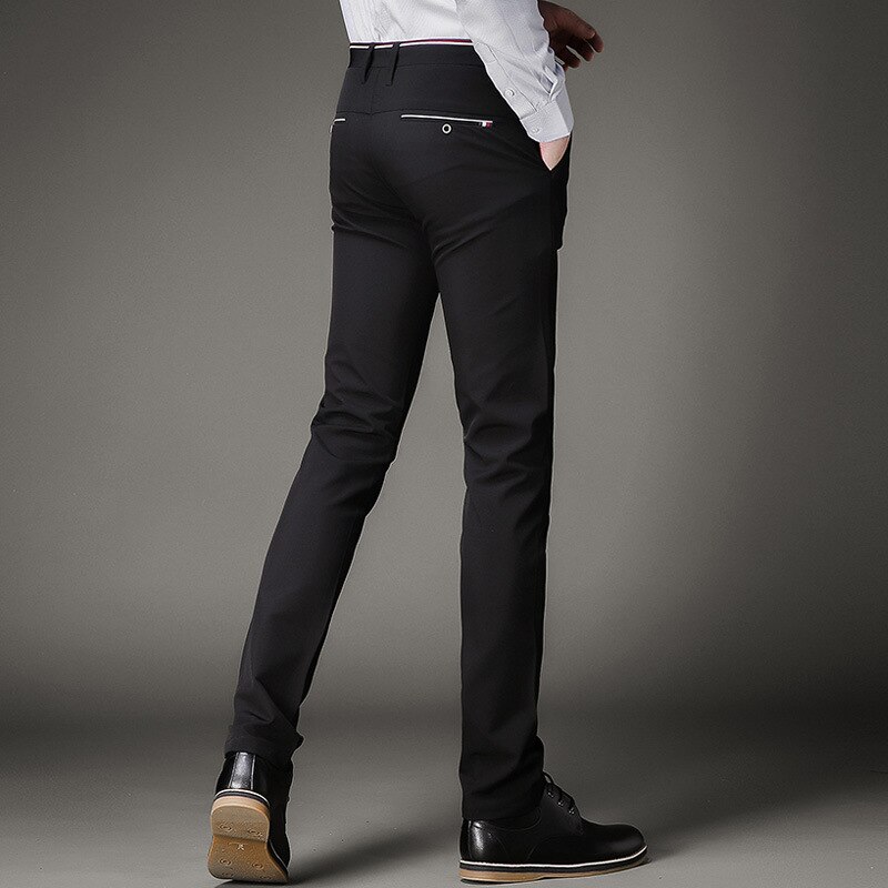 Jbersee pantalones de vestir negros para hombre, pantalones formales ajustados para boda, pantalones de traje negro para hombre, pantalones de vestir casuales para oficina, pantalones de vestir para hombre