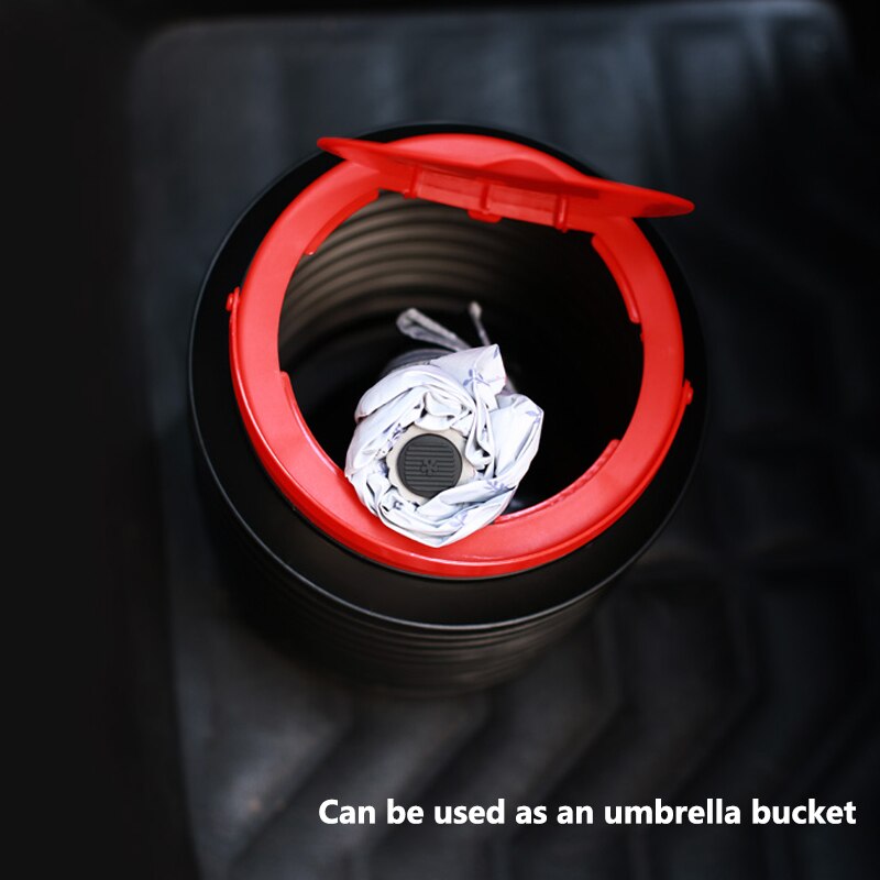 Folding Car Trash Bin Garbage Can Portable Water Storage Wash Telescopic Bucket Buckets Outdoor Fishing Buckets Car Trash
