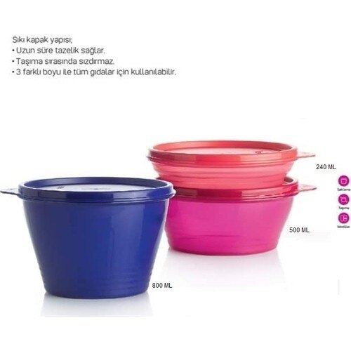 Hsgl Tupperware Classic Set Mini (contenedor de almacenamiento)