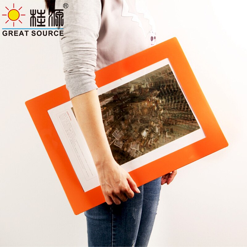 8K Painting Frame PP Frame Picture Exhibition Art Drawing Frame High Transparent Film Cover Oil Painting Frame (1pc)