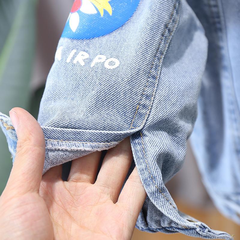 Jongens Denim Jas En Najaar Kinderen Mode Lente Jas Knappe Kleine Jongen Kinderkleding