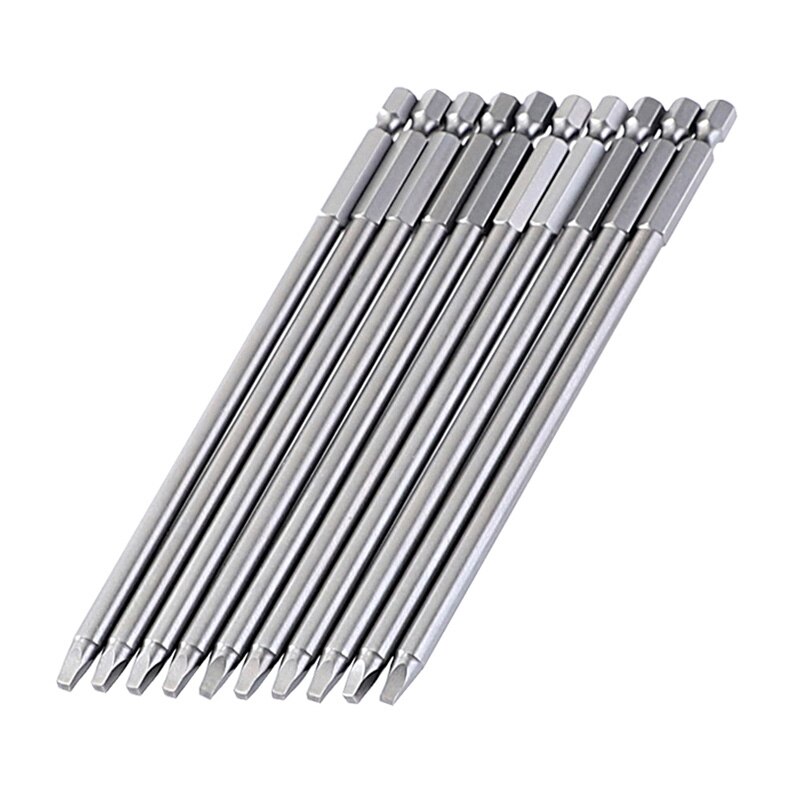 Square Socket Screwdriver 150mm 6inch #2 Square Driver Bit Screwdriver Bits ... – Vicedeal