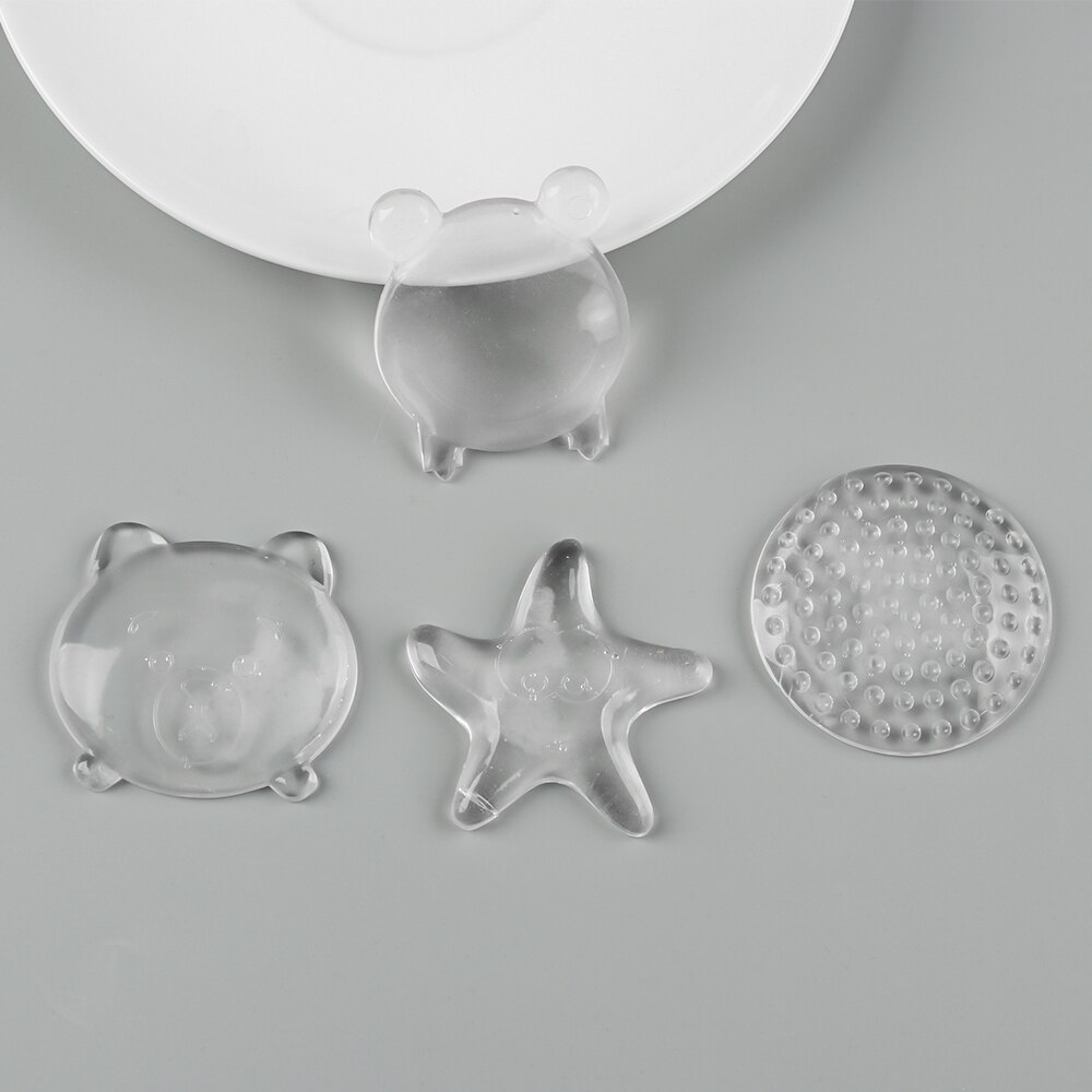 PU Transparent Door Stoppers Safety Shock Absorber Door Handle Bumpers Anti Collision pad Wall Protector Sticker Protection Tool