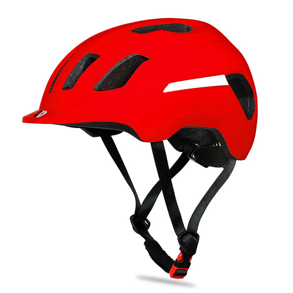 WEST BIKING MTB Bike Helmet Safety Cycling Road Bicycle Equipment Ultralight Sunshade Hat Integrally Molded Cycle Helmets: Red