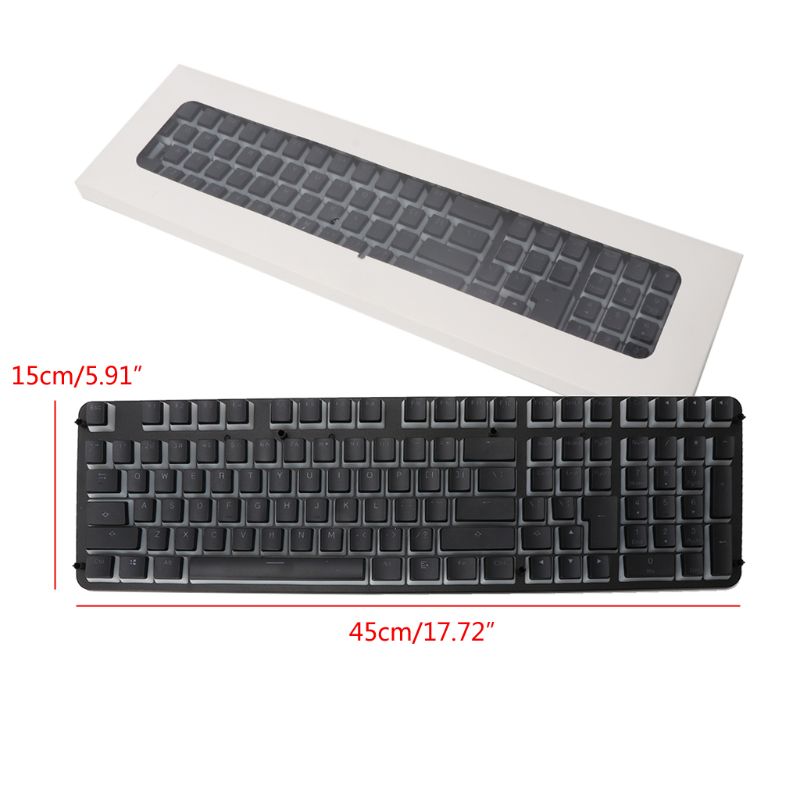 Teclas RGB 110 con ANSI, budín ISO PBT, doble piel, leche, retroiluminado, tablero de almacenamiento para OEM Cherry MX