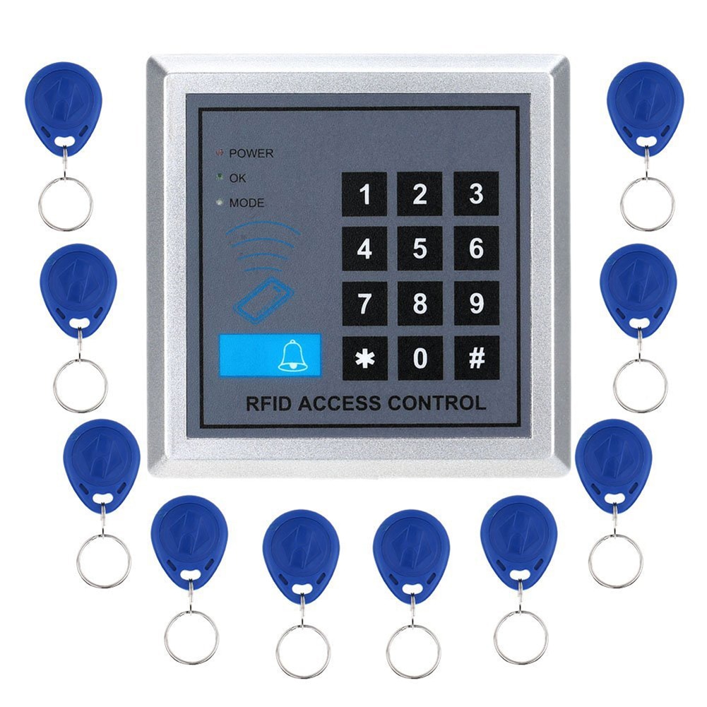 Security RFID Proximity Entry Door Lock Access Control System 10 Keys