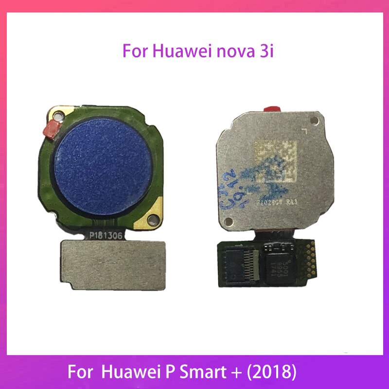 Voor Huawei Nova 3i/ P Smart Plus Vingerafdruk Sensor Home Button Key Touch Id Flex Kabel: Bluel Only Button