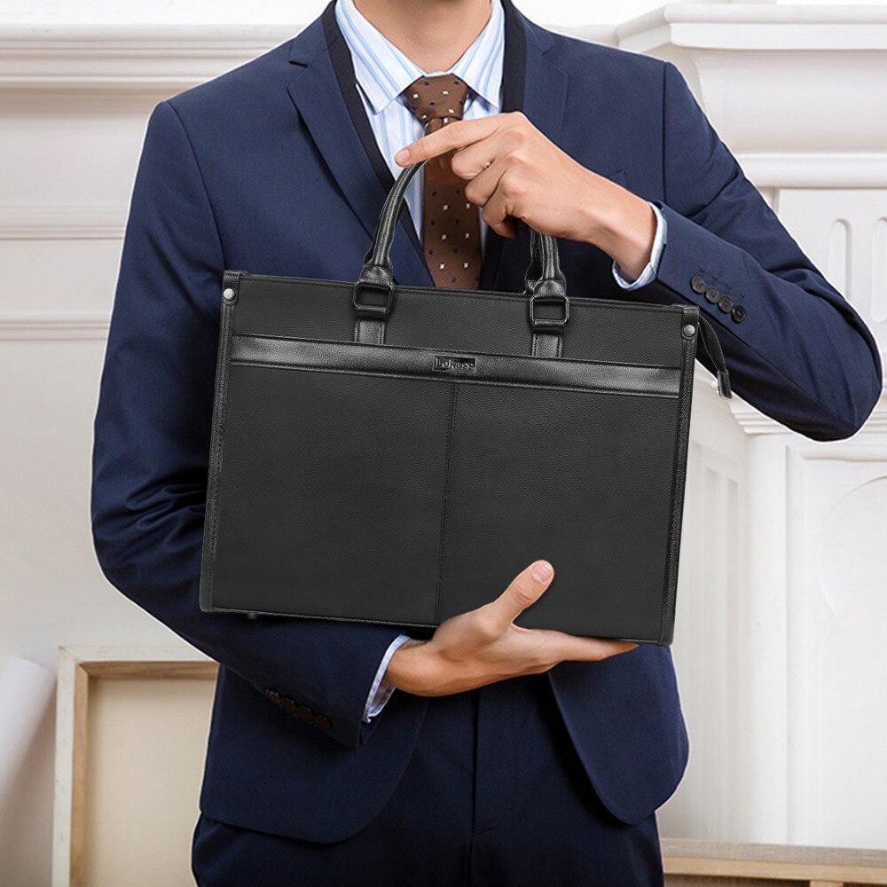 Reise arbeidsveske sac homme bag herre håndveske for bærbar pc 15.6 herre forretningskoffert nylon vanntett laptopveske