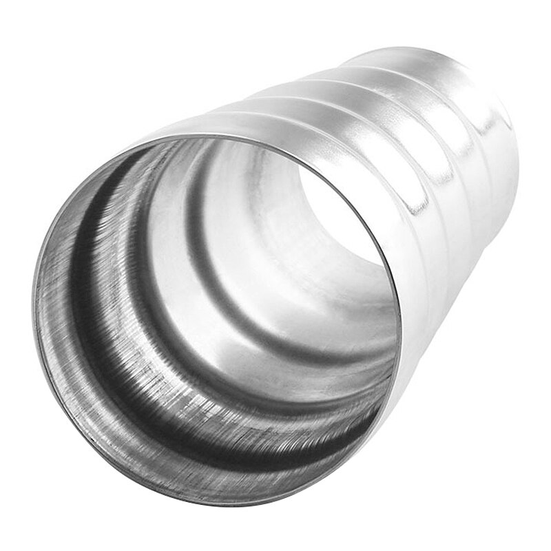 Adaptateur d'échappement en acier inoxydable, réducteur à 5 étapes, connecteur cône de tuyau, réducteur universel à 5 étapes pour voiture