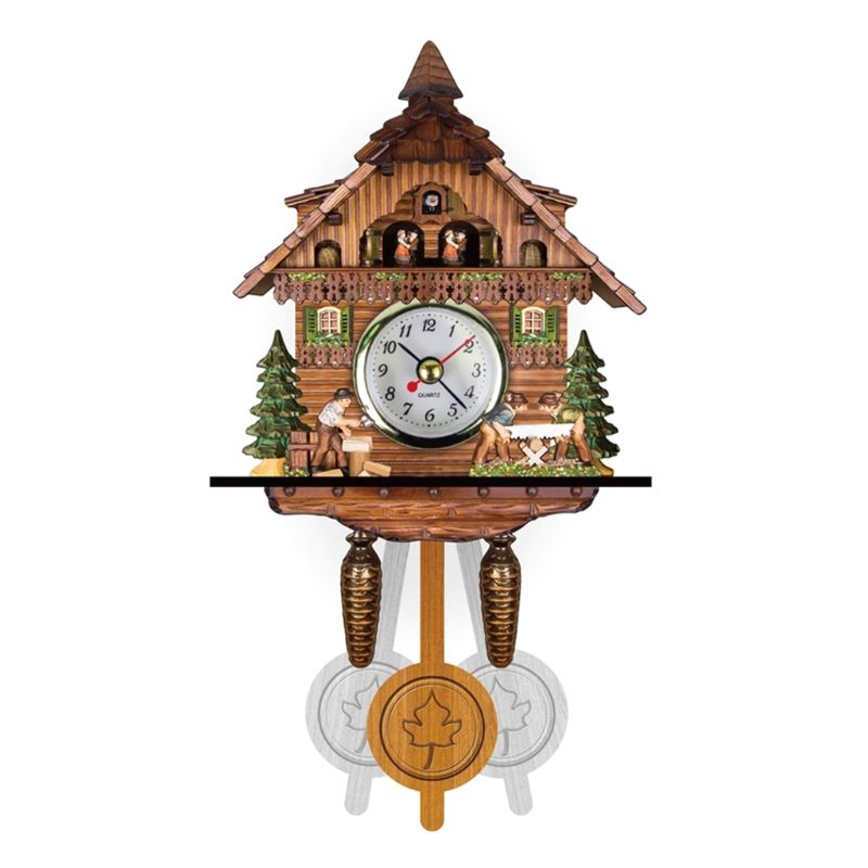 Moderne Koekoek Wandklok - Pendule met Uniek Design – De