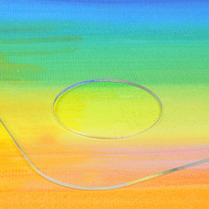 Square Acrylic Transparent Paint Palette Watercolor Makeup Oil Painting Supplies 87#