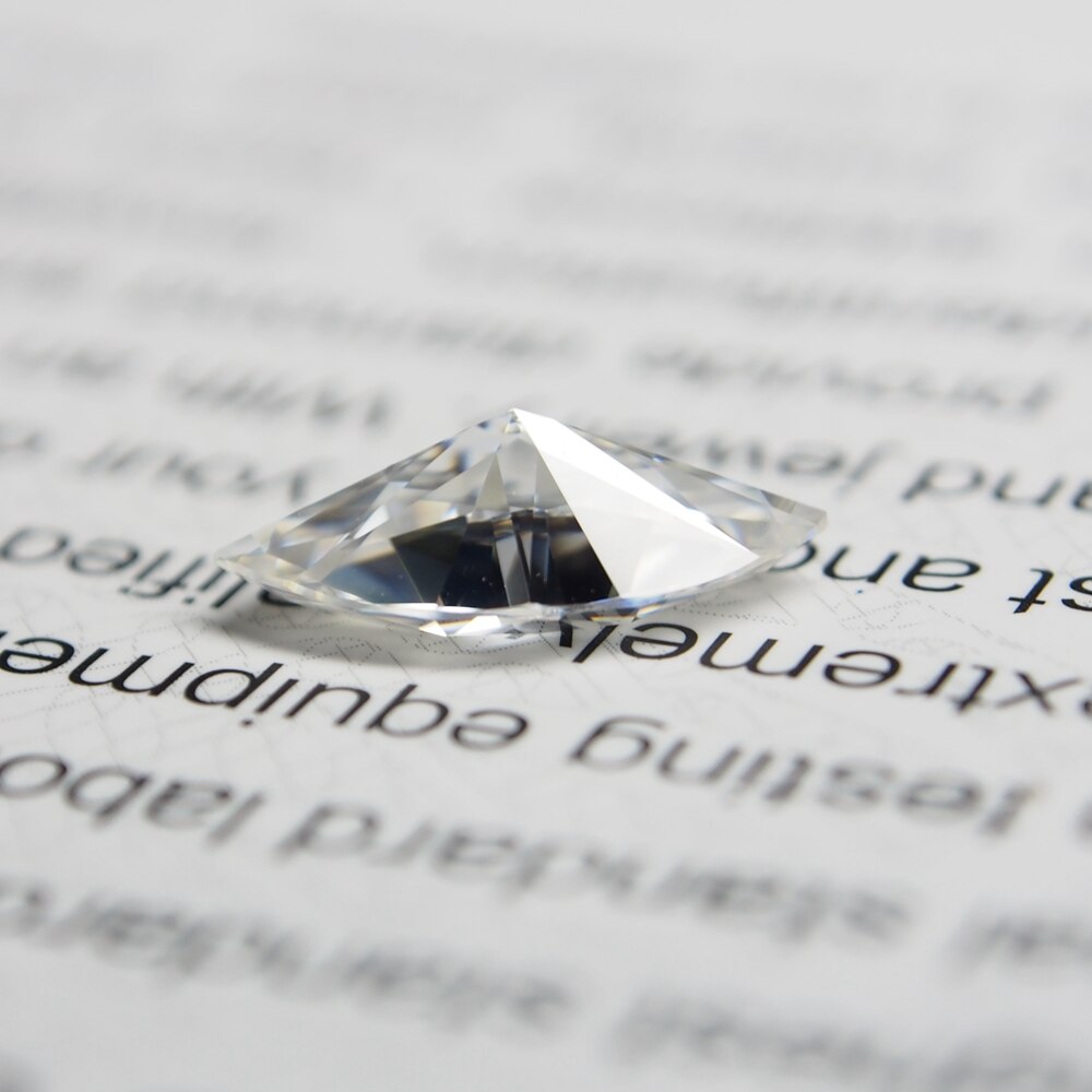 3*6mm marquise skaleczenie biały kamień Moissanite 0.21 karat na biżuterię