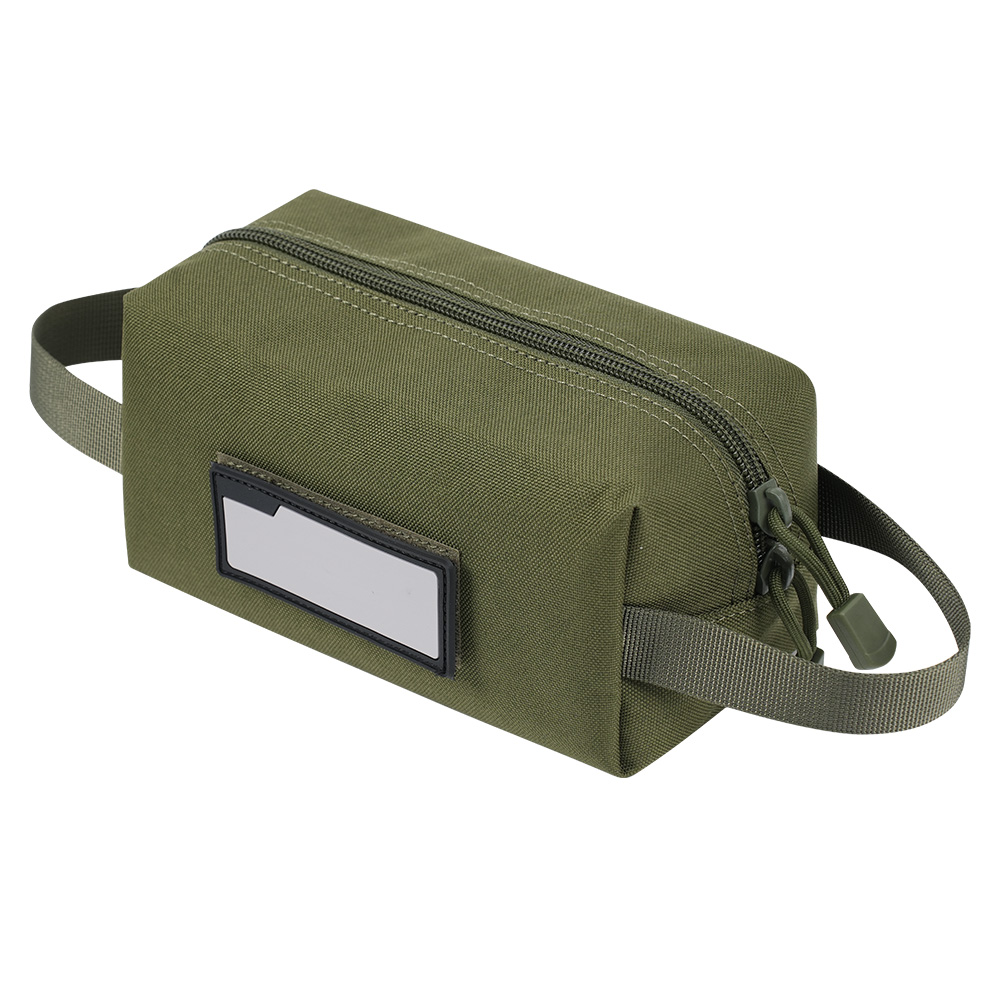 Bolsa de munición 1000D para Rifle, bolsa de transporte de balas, bolsa de herramientas EDC, bolsa multifunción, bolso de caza, caja de almacenamiento de cartuchos: Color verde