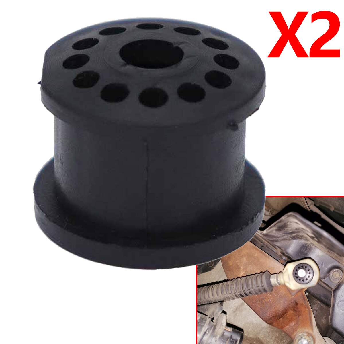 For Ford Fiesta MK5 Manual Transmission Gearbox Shift Lever Cable Linkage Rubber Bushing Repair Kit 2002 - Replacement Part