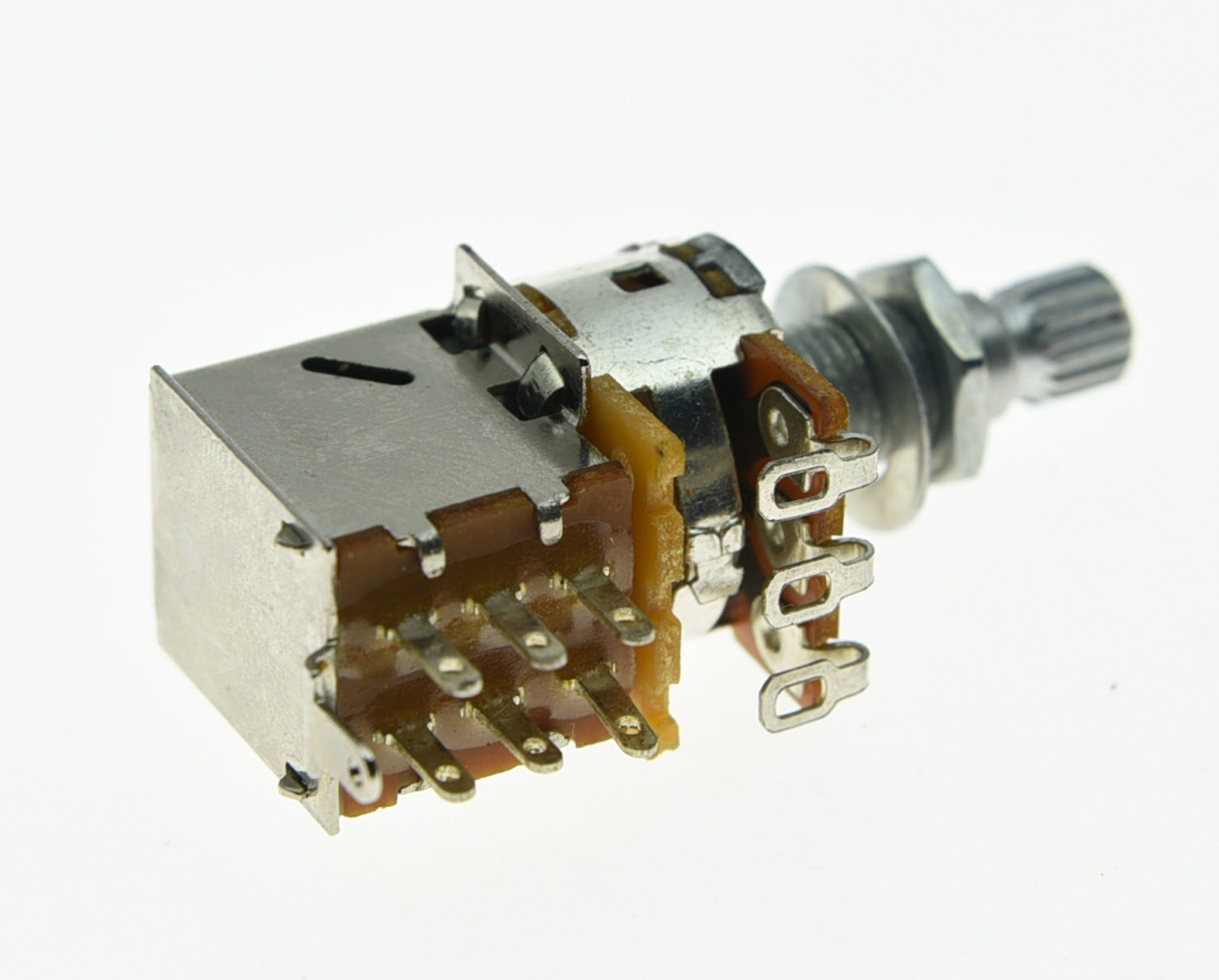 KAISH 500K Guitar Push Pull Linear POTS Split Shaft Potentiometers B500K