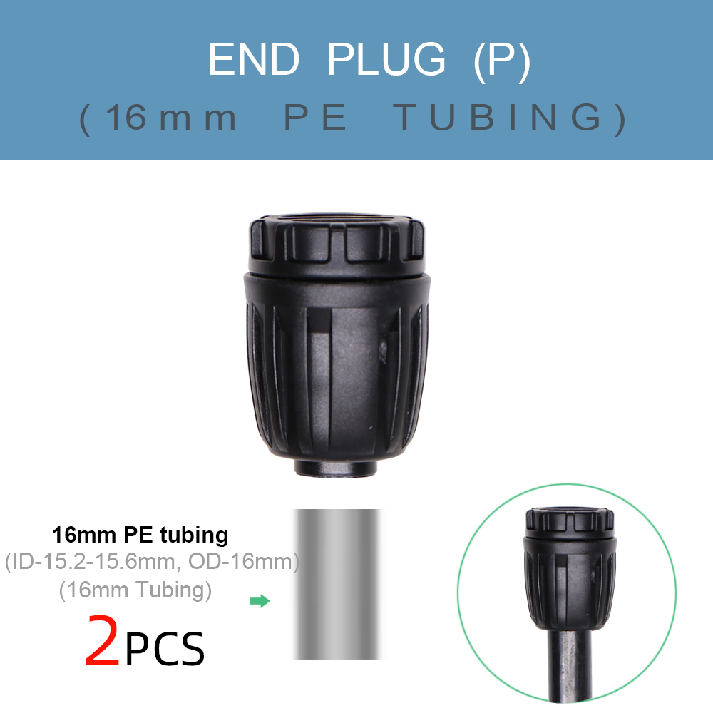 Hose Connector Adapter - 1/2" 3/4" Female Thread to 1/4" 3/8" 1/2" Barb - 2-Way 4-Ways Coupling Tap Tubing Joint: P-2PCS