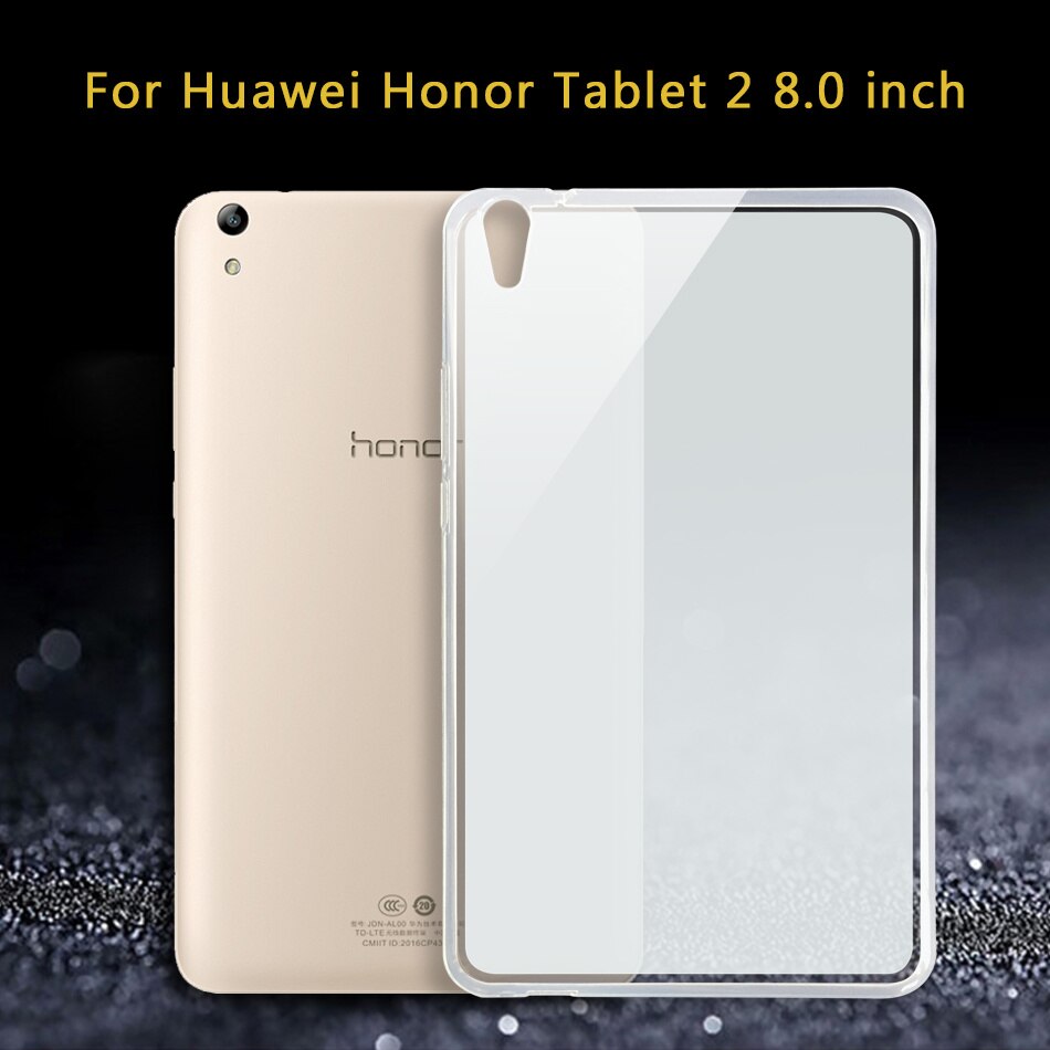 Tablet Case For Huawei MediaPad T5 10/T3 10 8/T3 7 3G wifi/Media Pad T1 7.0 8.0 10/T2 7.0 8 10.0 Pro Soft Silicon TPU Case Cover: honor tab 2-8.0