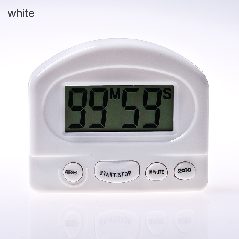 Kitchen Timer Kitchen Tools Gadgets Practical Kitchen Countdown Timer Alarm White Black Cooking Timer Alarm Clock 1 Pcs: White
