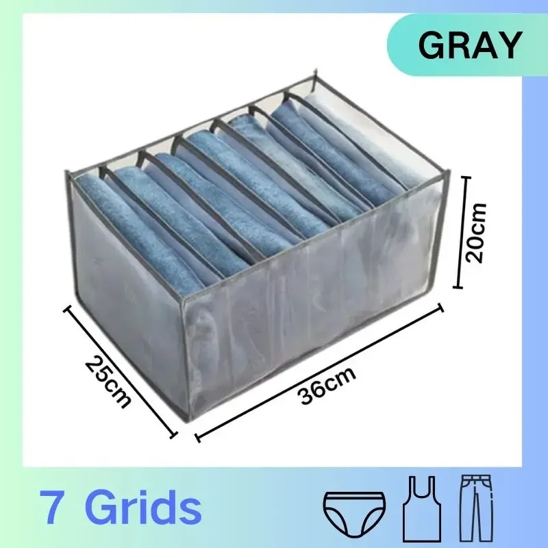 Foldable Wardrobe Organizers Underwear Organizer Box Bra Underwear Sock Organizer Box for Underwear Socks Pants in the Cabinet: green