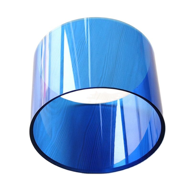 Carcasa de tambor de 8x8 pulgadas, 8x7 pulgadas, 8x6 pulgadas, 8x4 pulgadas, cuerpo de tambor acrílico con borde de rodamiento de 45 grados, 6mm de espesor, Azul, Negro, Rojo, naranja