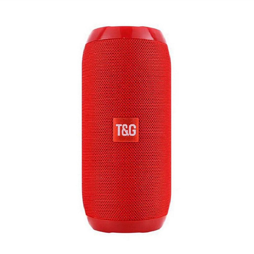 Loud Speaker Wireless Waterproof Outdoor Stereo Cell Phone Wireless Stereo Outdoor Portable Portable Fabric Speaker: red