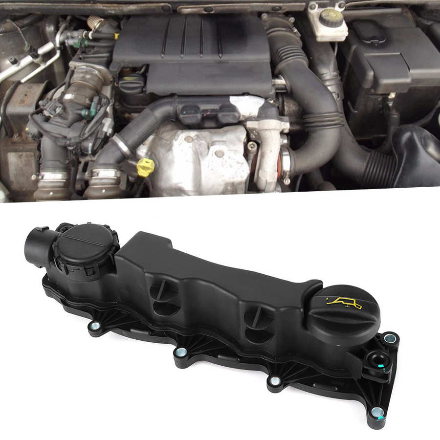 Couvercle de culbuteur de soupape de moteur de voiture et joint pour Citroen 1.6 HDI Berlingo C2 C3 C4 C5 Xsara 0248L1 pour FORD PEUGEOT