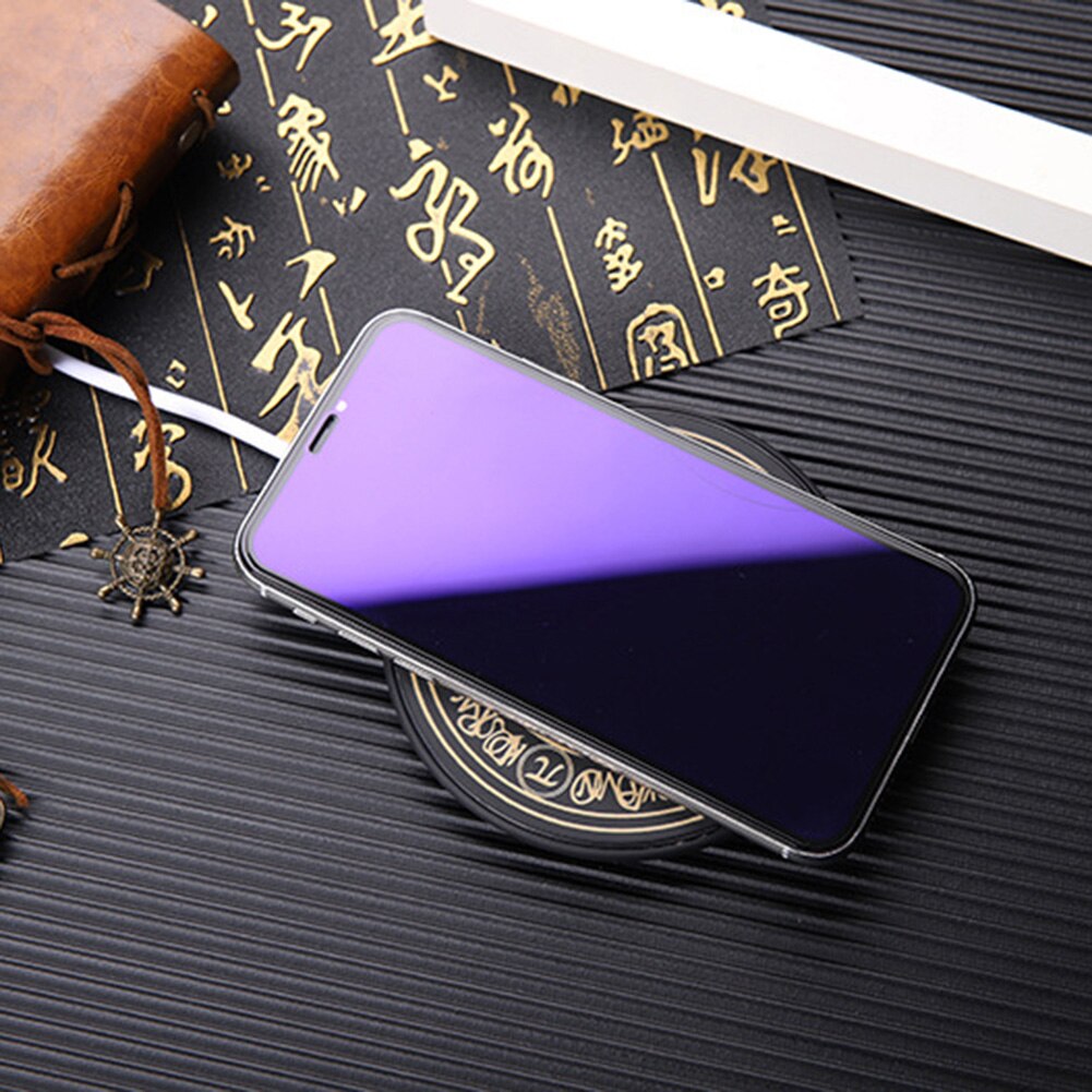 10W Qi Standard Glowing Magic Array Wireless Mobile Phone Charger Charging Pad Wireless Mobile Phone Charger