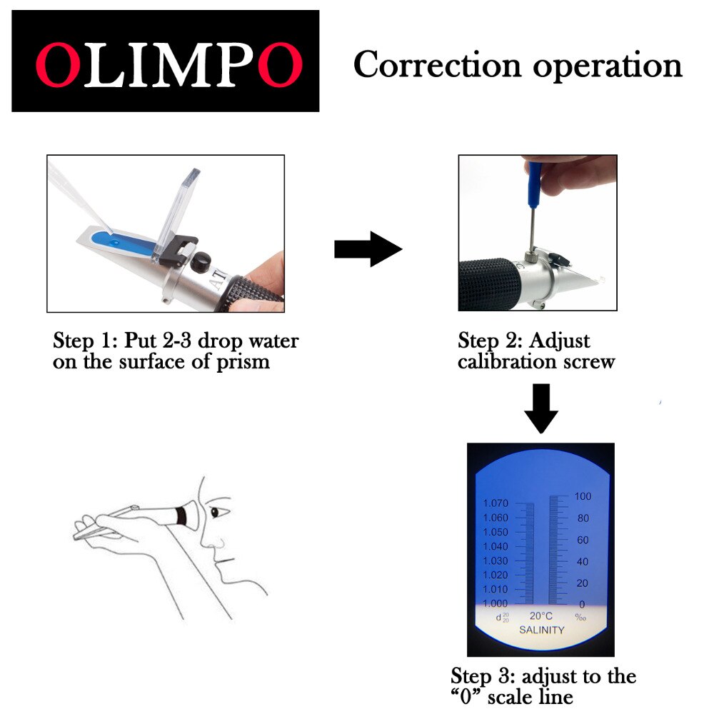 Refractometer Zoutgehalte 0100ppt Zout 1.0001.07... LovingPrices
