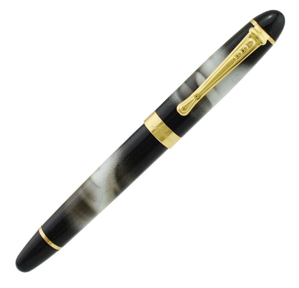 Jinhao X450 Metalen Kalligrafie Gebogen Nib Vulpen 450 Geavanceerde Klassieke Inkt Pen met Gouden Clip voor Kantoor School Thuis praktijken: Cloud