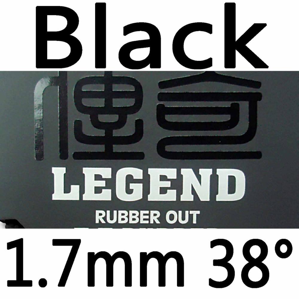 729 LEGEND Pips-out Table Tennis Rubber Ping Pong Pimples Out With Sponge Tenis De Mesa: Black 1.7mm H38