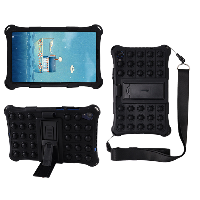 För lenovo tab  m8 fhd tb -8705f hd tb -8505f 8 -tums surfplatta, fodral för barn, silikonskal till lenovo  m8 3rd tb -8506f 4th tb -f300u: 4 / Röd
