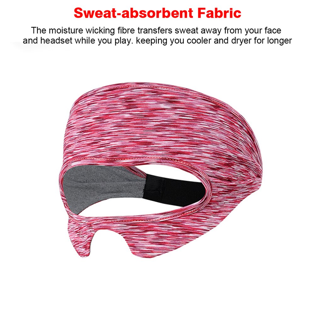 VR Glasses Eye Mask Sweat Band Sunshade Moisture Wicking Eye Mask Cover Breathable VR Headset Accessories for Oculus Quest 2/1