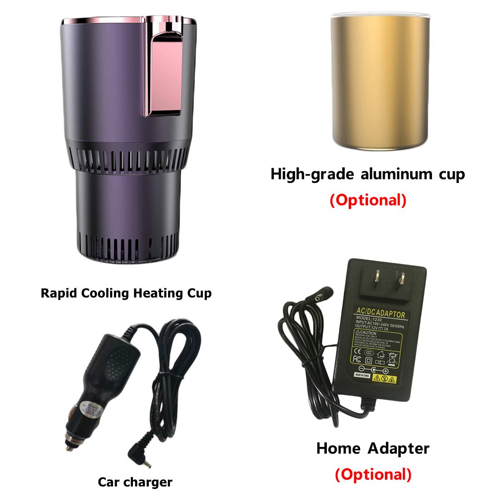 Smart &amp; Koud Cup Drankjes Houders Home Office Snelle Koeling Verwarming Isolatie Elektrische Cup Mini Koelkast Kan/Mok holde