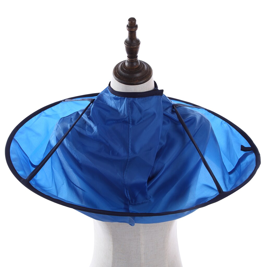 Coupe de cheveux parapluie Cape coupe de cheveux robe coiffeur Salon de coiffure utilisation: Blue