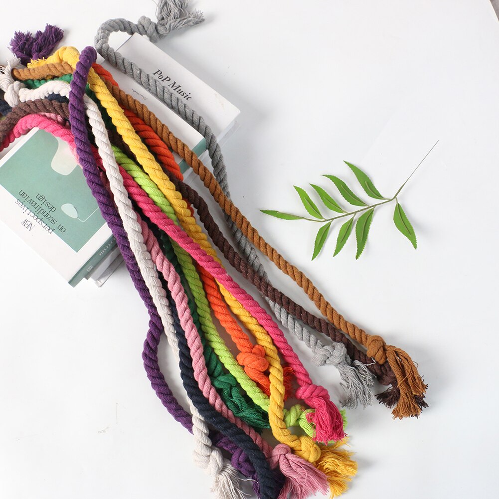 Curtain Buckles Tie Rope Handmade Weaving Cotton Linen Clips Tiebacks Holder Solid Color Curtain Holder Rope Home Decor