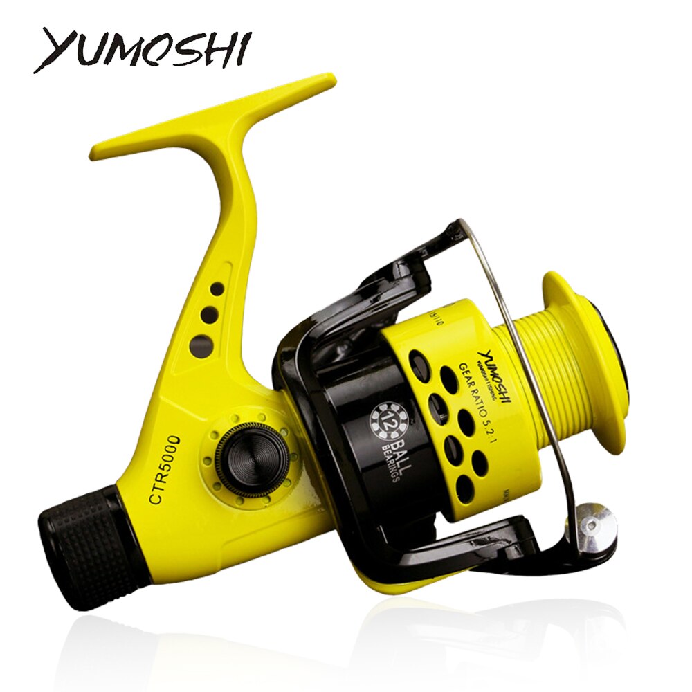 Barato carretel de pesca 12bb CTR2000-7000 5.5:1 metal completo dobrável roda pesca vismolen esquerda/mão direita pesca acessórios