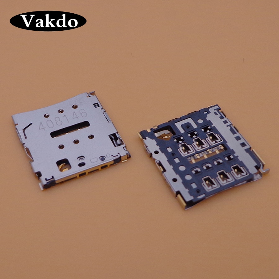 2 stuks SIM kaartlezer socket houder slot connector vervanging voor ASUS K018 Gionee GN9005 S5.1 ELIFE E7 E7T
