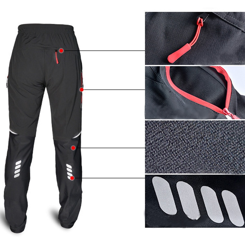 Heren dames sport ademende zomerbroek fiets fietsbroek fietskleding fiets vissen fitness broek m