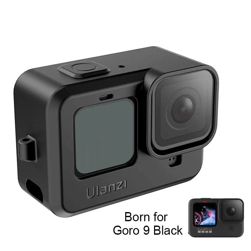 Ulanzi Silicon Protective Case Lens Cover for GoPro Hero 10 9 8 Sleeve Housing Frame + Lanyard GoPro10 GoPro9 Gopro8 Accessory: G9-1 For Gopro9 10