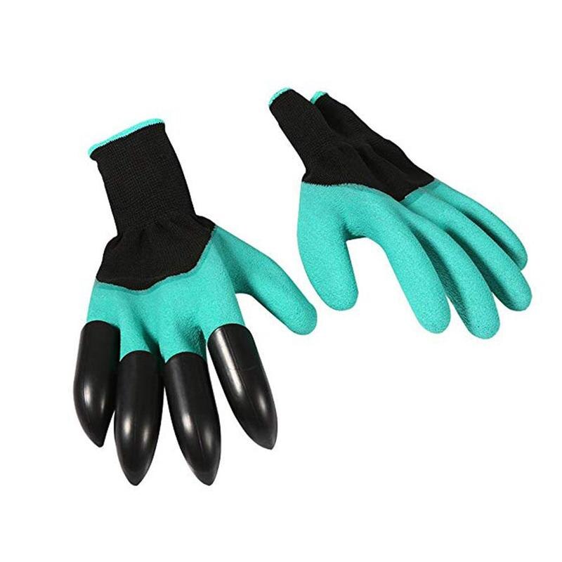 Garden planting gloves digging gloves dipping gloves protective insulating gloves Green Garden Digging Glove for garden Digging