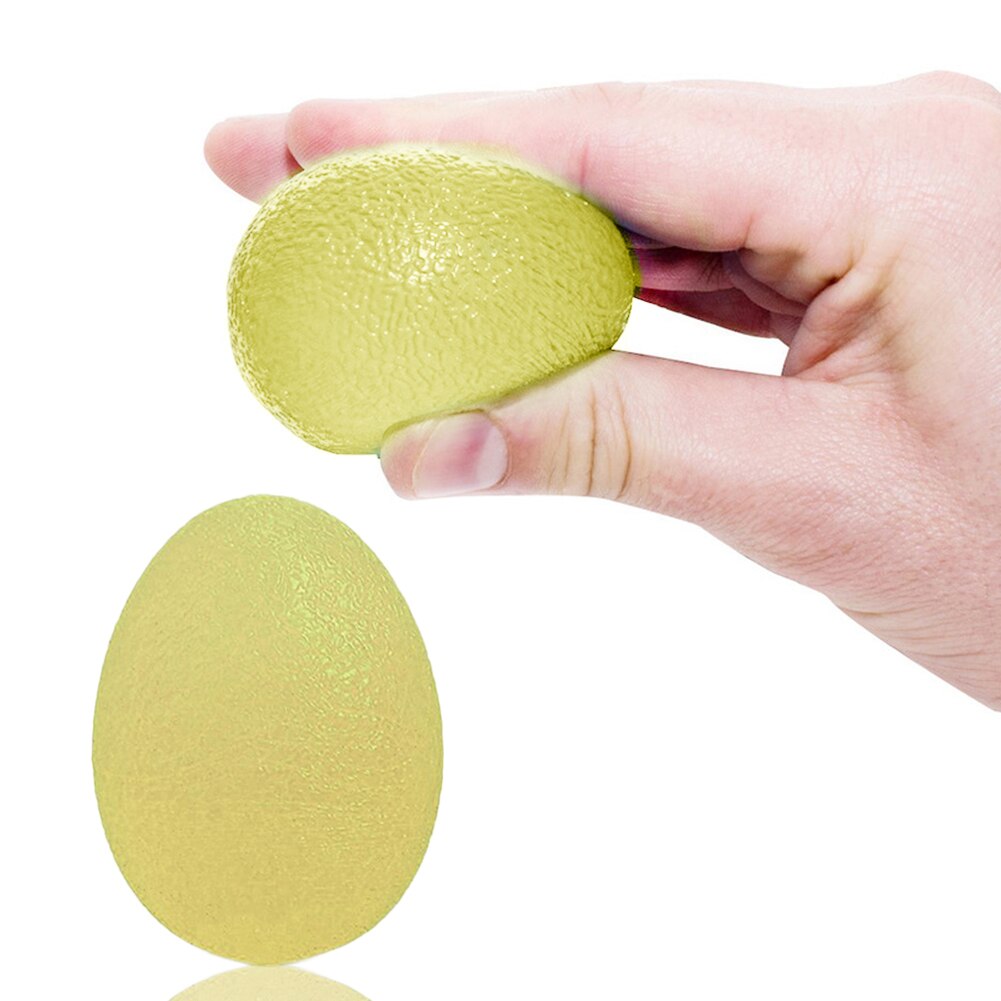 Beauty Cosmetic Sponge Storage Box Ball Hand Exercise Ball Finger Strengthener 3 Squeeze Resistances Soft Medium Hard: Gray
