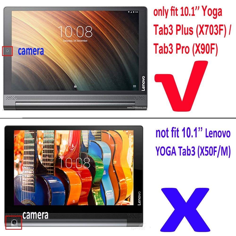 Lichee Pattern YOGA Tab 3 plus Stand PU Leather Case For Lenovo YOGA Tab 3 Pro 10 X90 X90F X90L Flip Cover YT-X703L X703F Cases