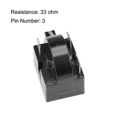 33 Ohm 3 Pin Refrigerator PTC Starter Relay Replac... – Grandado