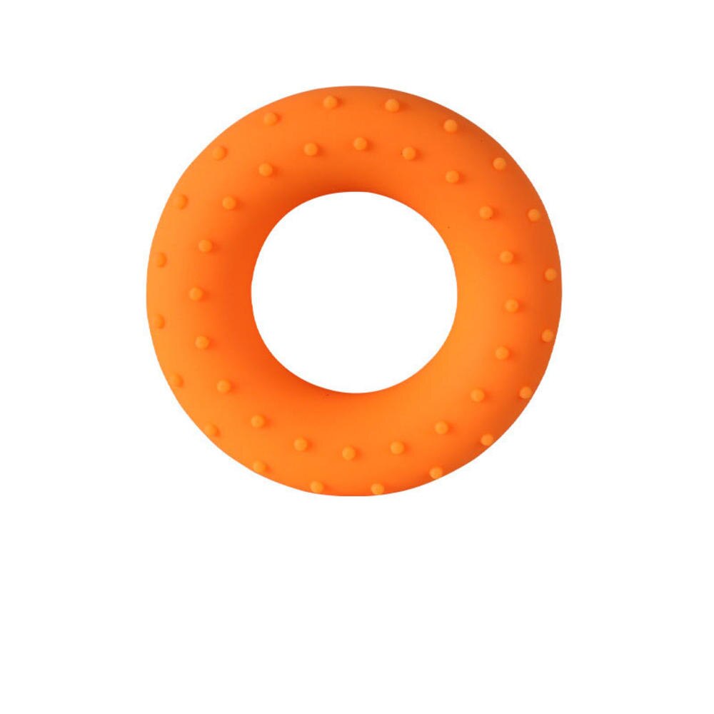 Silicone Hand Finger Gripper Resistance Band Clamp Ring Wrist Stretcher Finger Forearm Trainer Carpal Expander for Exercise Pow: Orange 50LB