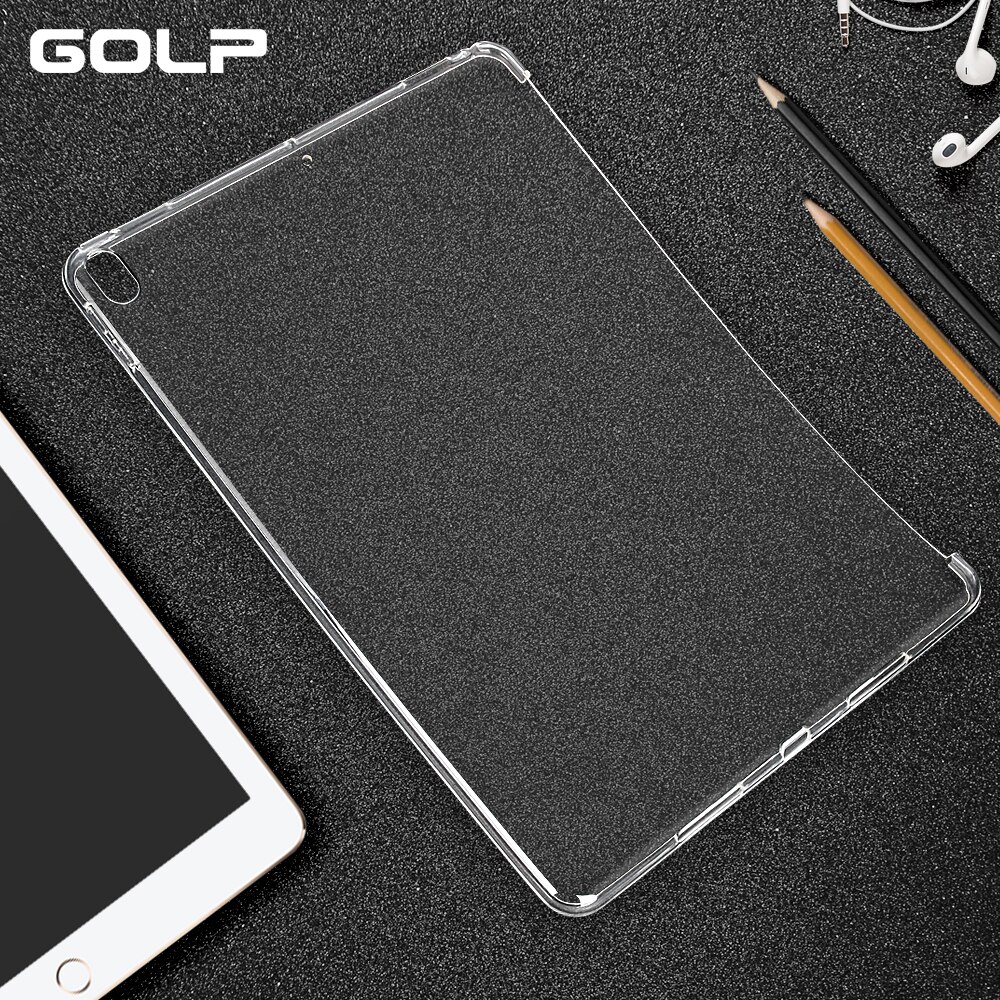 For ipad air 3- deksel, for ipad pro 10.5 -tommers deksel ultra slim myk tpu-deksel for ipad 10.5 , bakdeksel for ipad 10.5