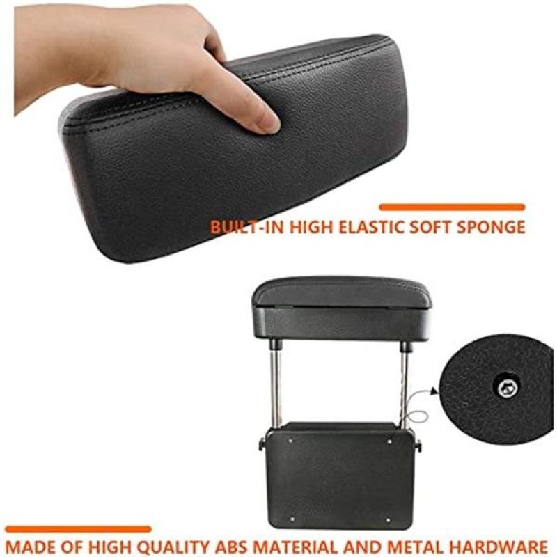Boîte d'accoudoir de voiture universelle Support de coude Console centrale de voiture réglable repose-bras